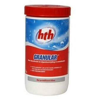 HTH chloorgranulaat 1 kg zonder cyanuurzuur -zonder stabilisator